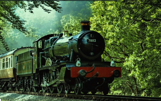 Video screenshot with train